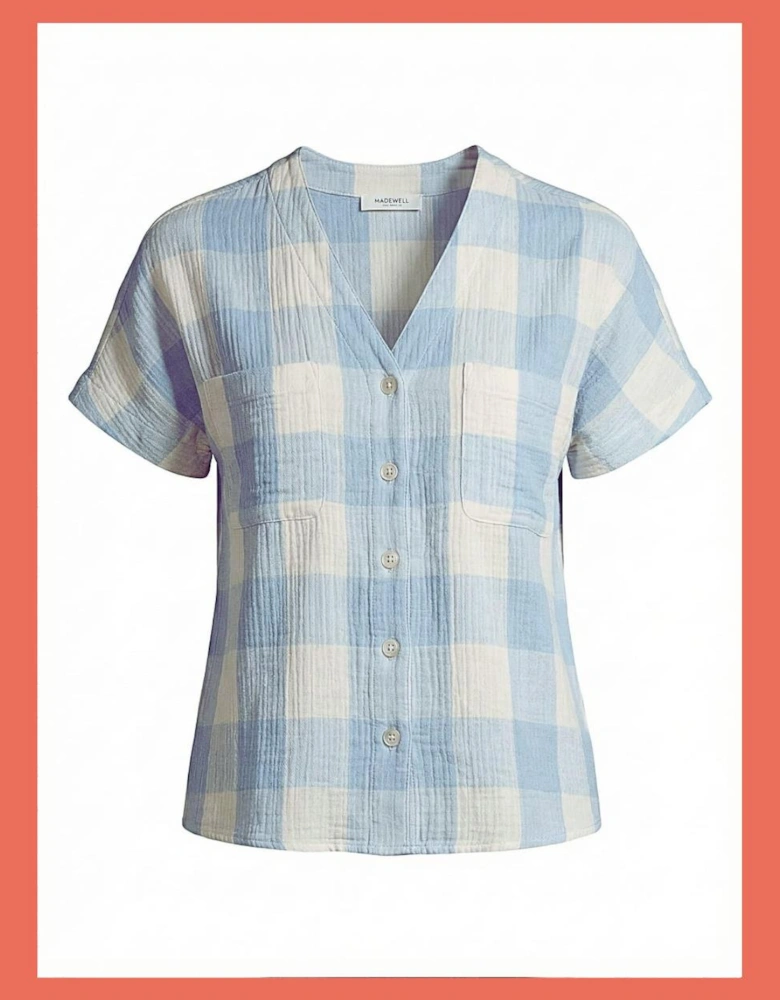 INDI&COLD Blue hue blouse