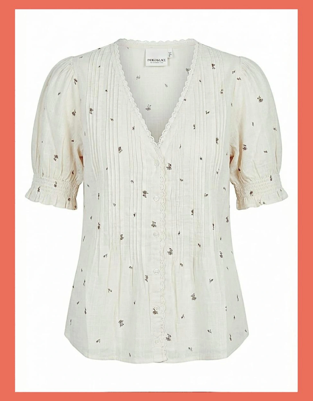 INDI&COLD Floral print buttoned blouse, 3 of 2