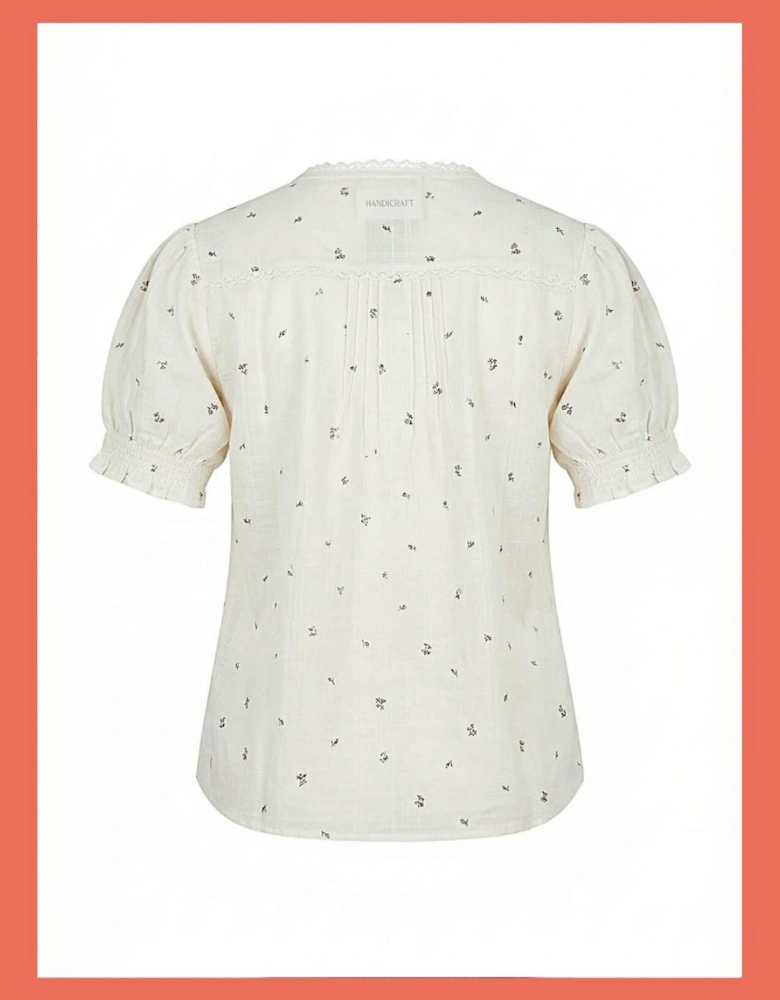 INDI&COLD Floral print buttoned blouse