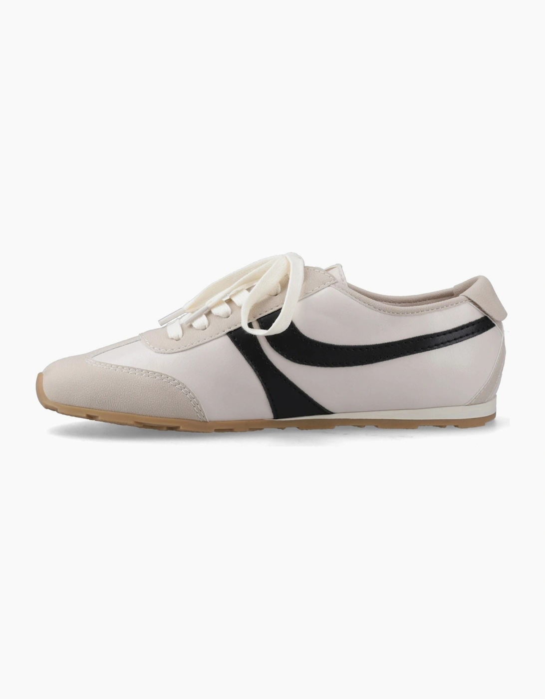 Destin PU Combo Polyurethane Women's Off White/Black Trainers