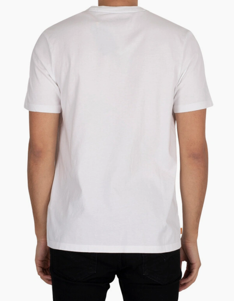 Kennebec River Tree Logo T Shirt - White