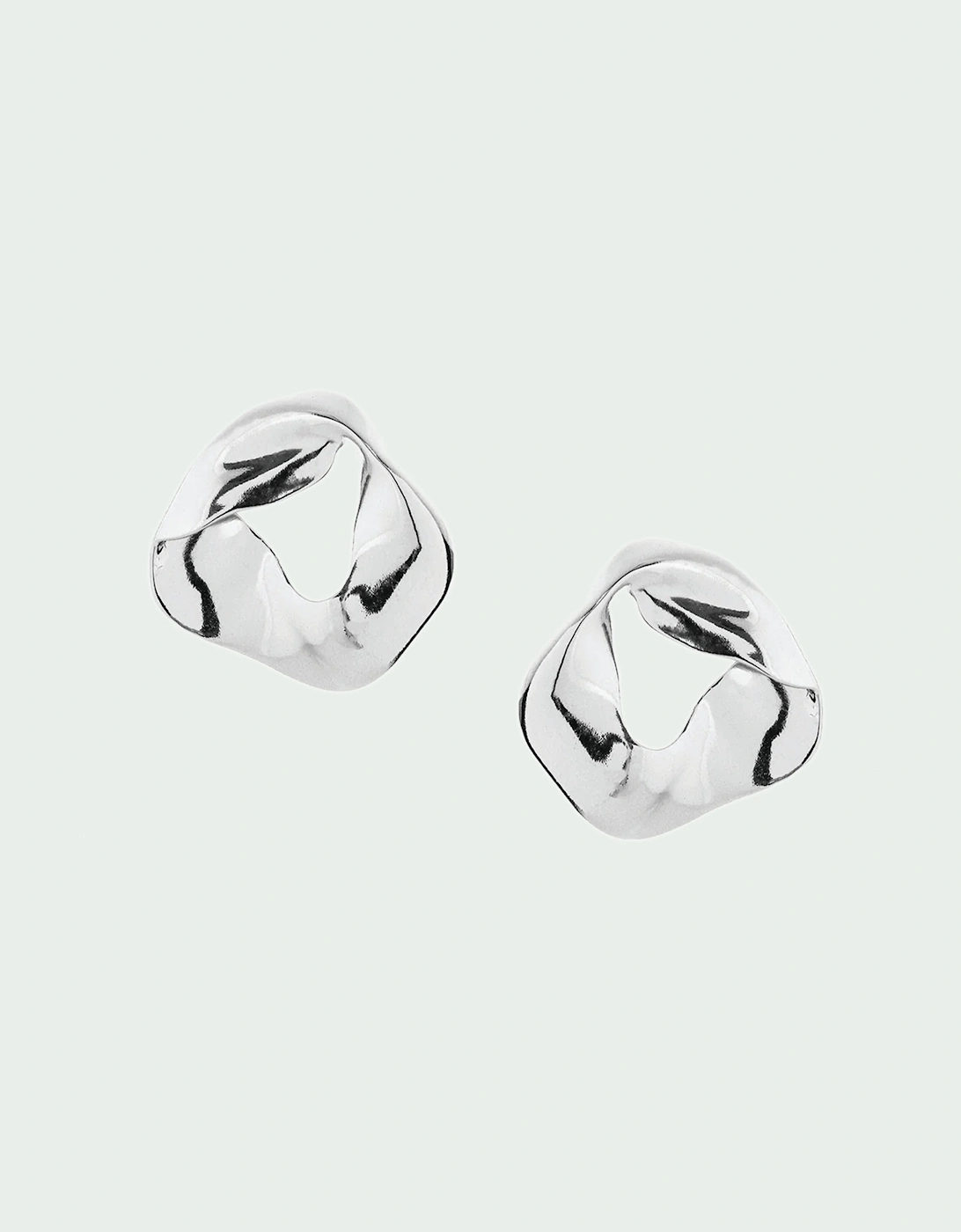 Tutti & Co Women's White Eclipse Earrings