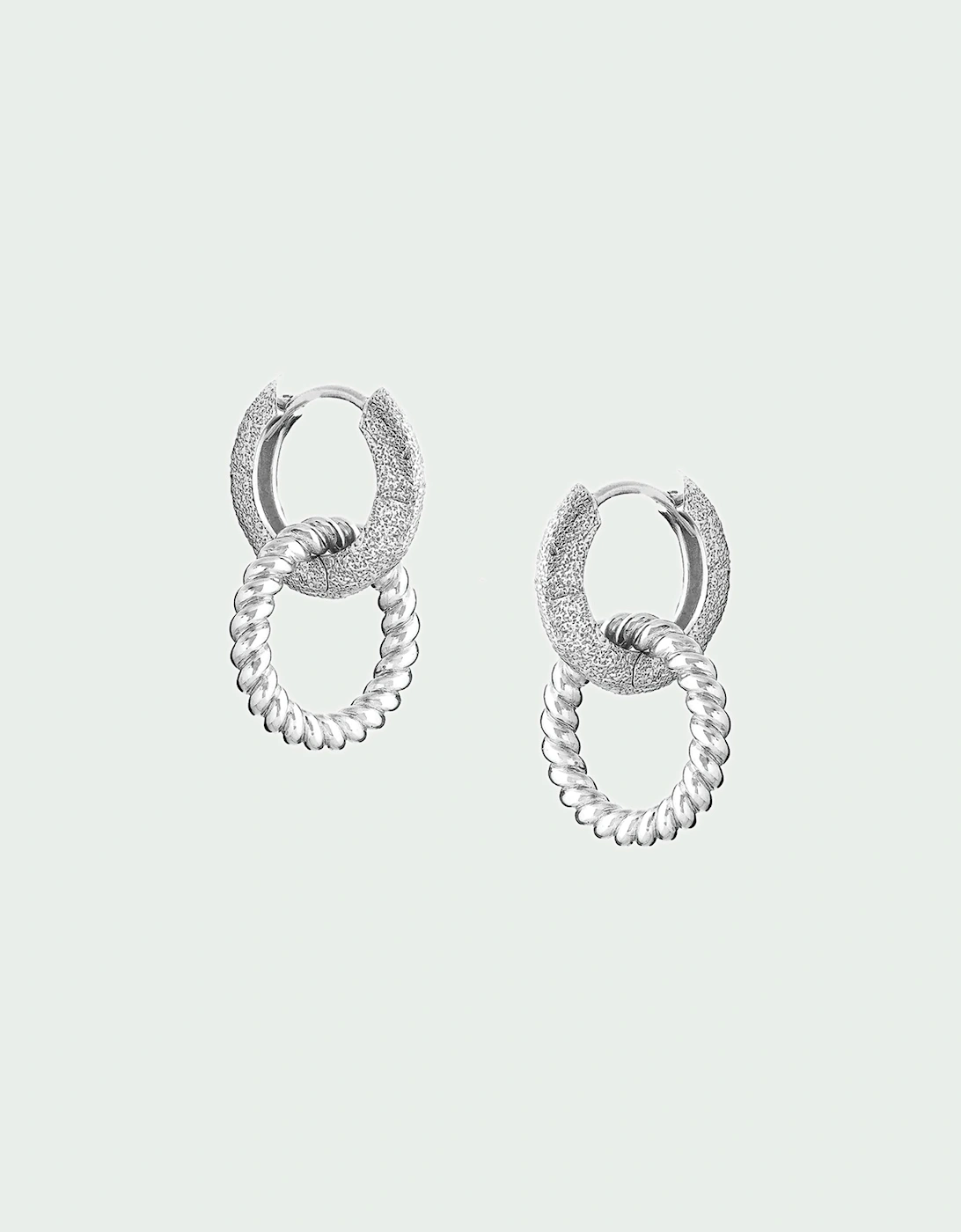 Tutti & Co Women's Silver/Silver Amber Earrings