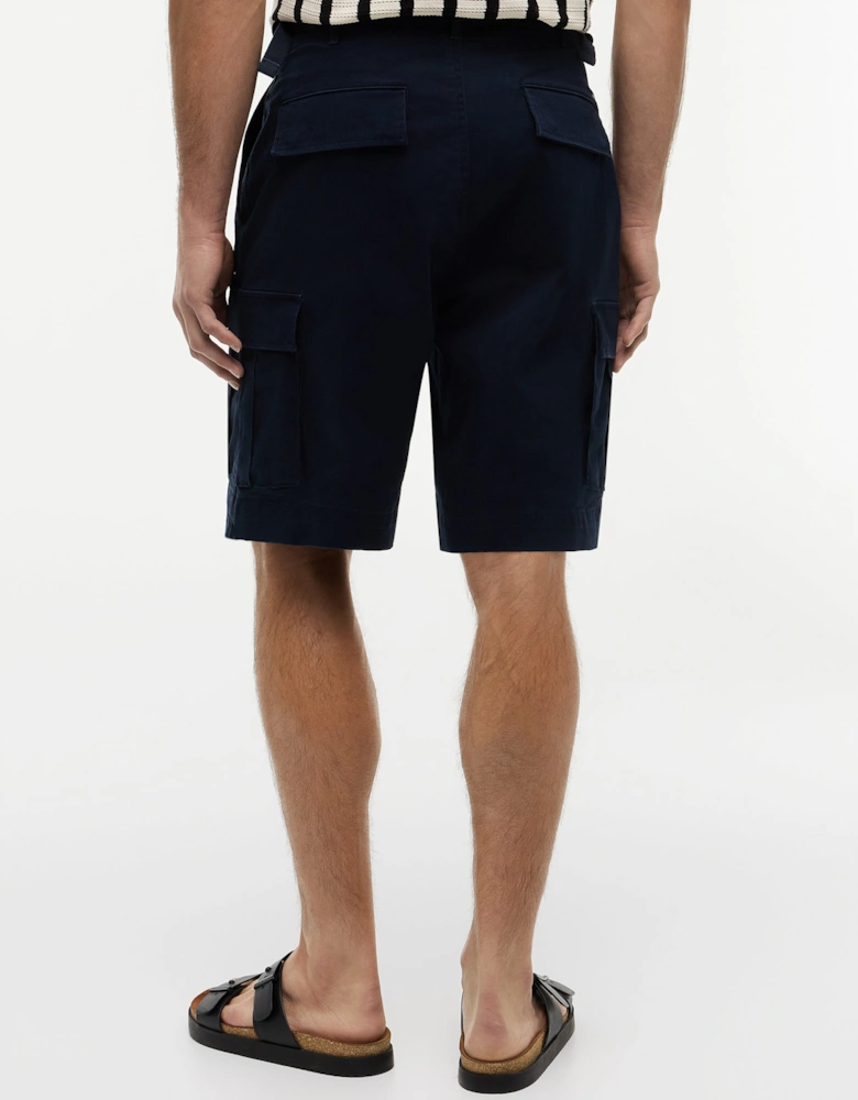 Essential Mens Twill Cargo Shorts - Desert Sky