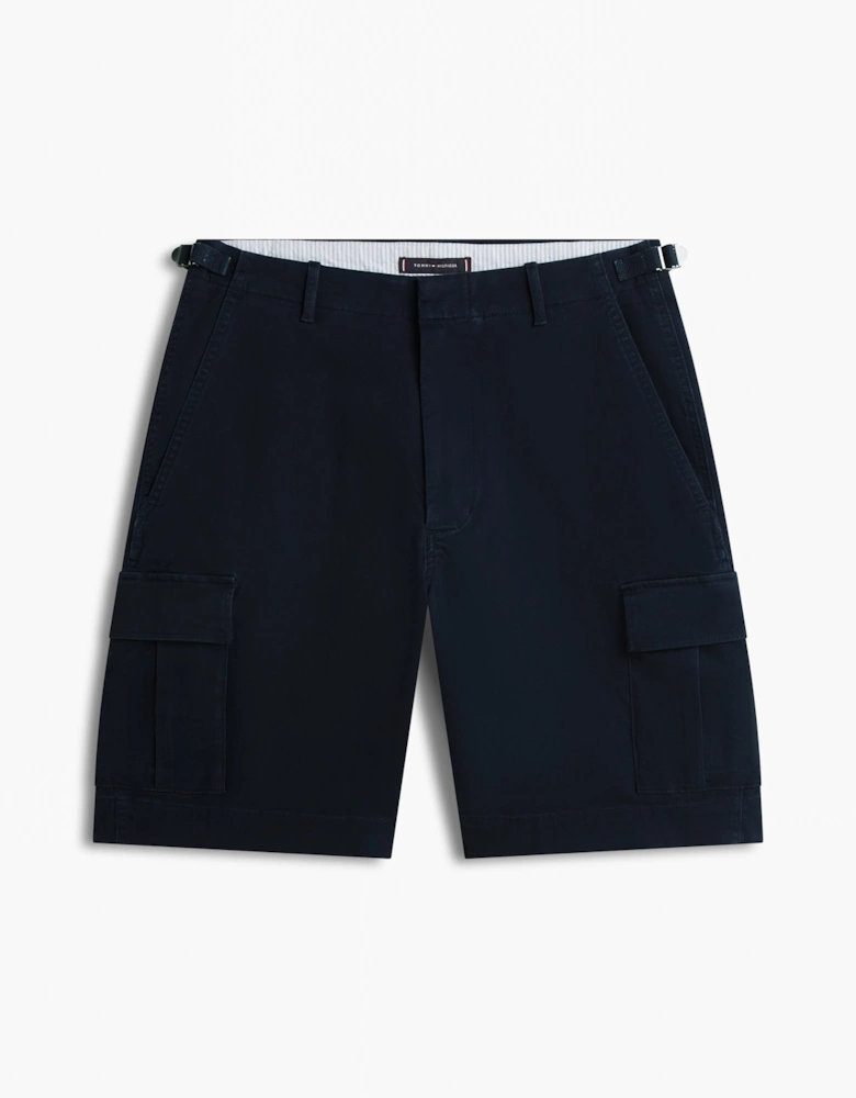 Essential Mens Twill Cargo Shorts - Desert Sky