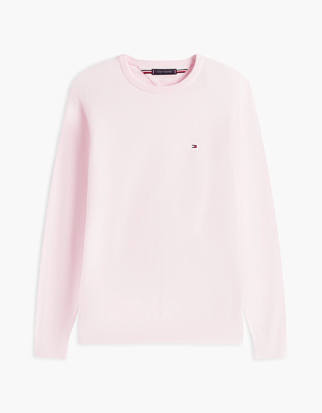 Essential Cotton Crew Neck Mens Sweatshirt - Pink Lily
