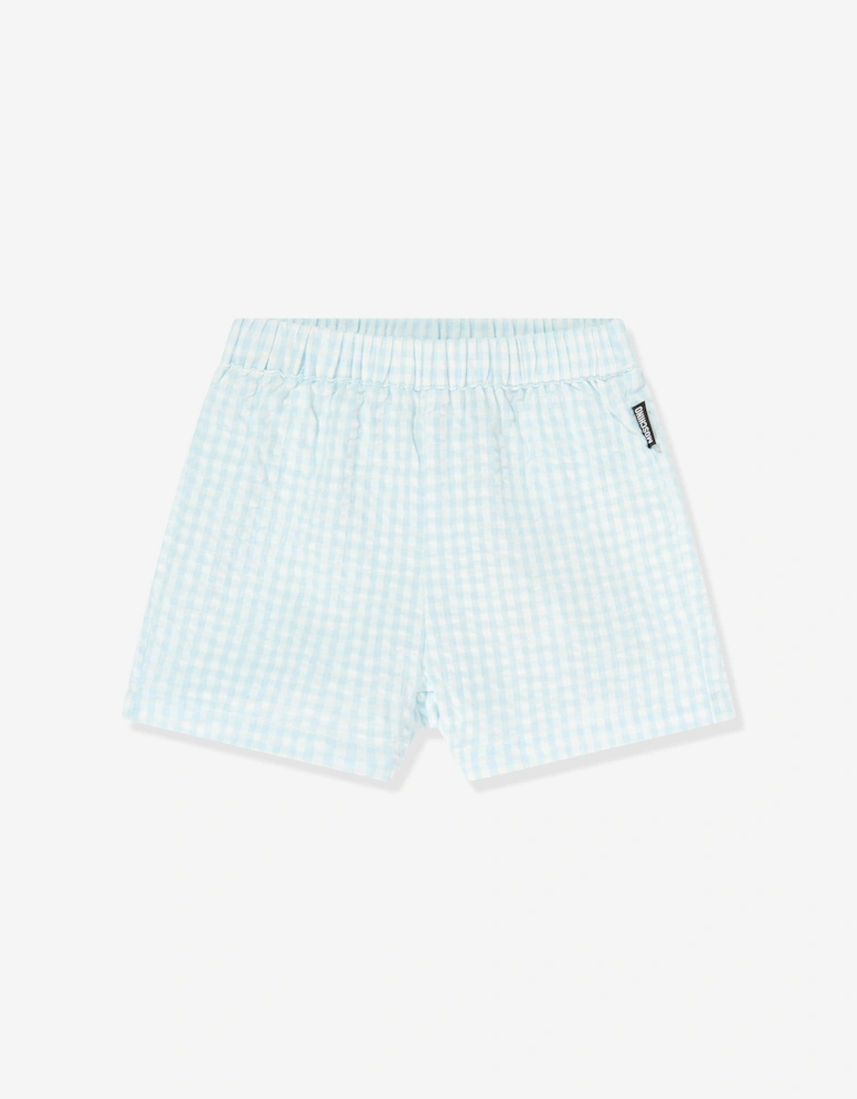 Baby Boys Teddy Bear Short Set in Blue