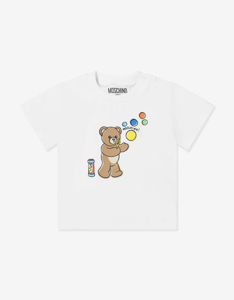 Baby Boys Teddy Bear Short Set in Blue