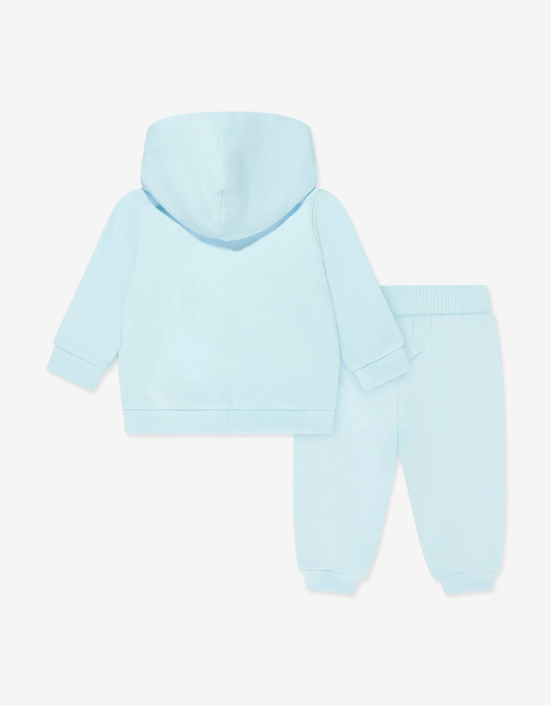 Baby Boys Teddy Bear Logo Tracksuit in Blue