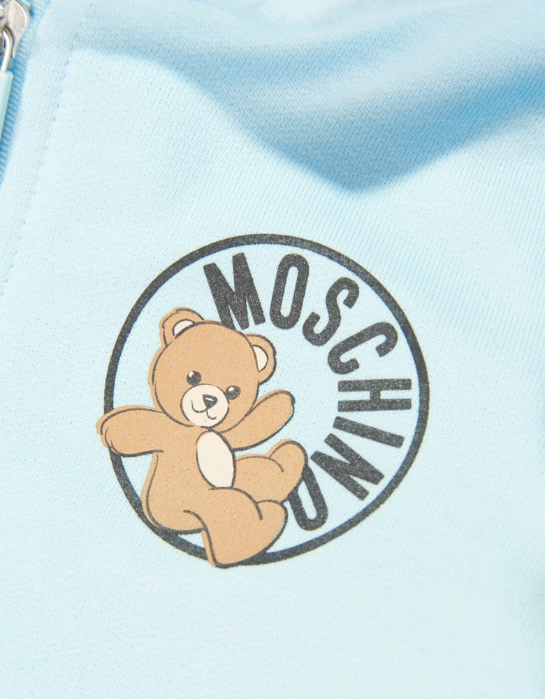 Baby Boys Teddy Bear Logo Tracksuit in Blue