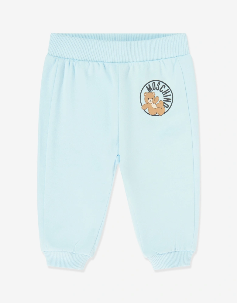 Baby Boys Teddy Bear Logo Tracksuit in Blue