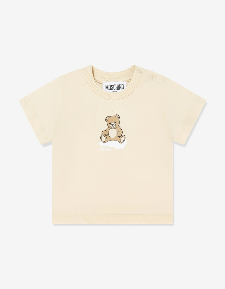Baby Teddy Bear T-Shirt in Beige