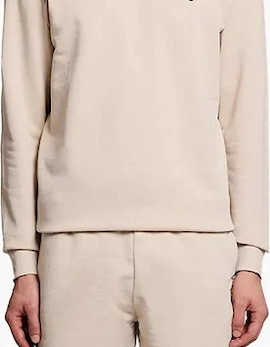 Lyle & Scott Check Panelled Crewneck Sweatshirt - Cove