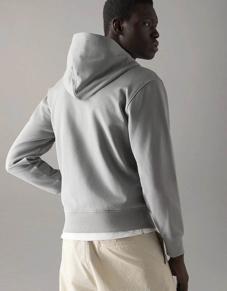 Hartsfield Zip Hoodie Top Grey