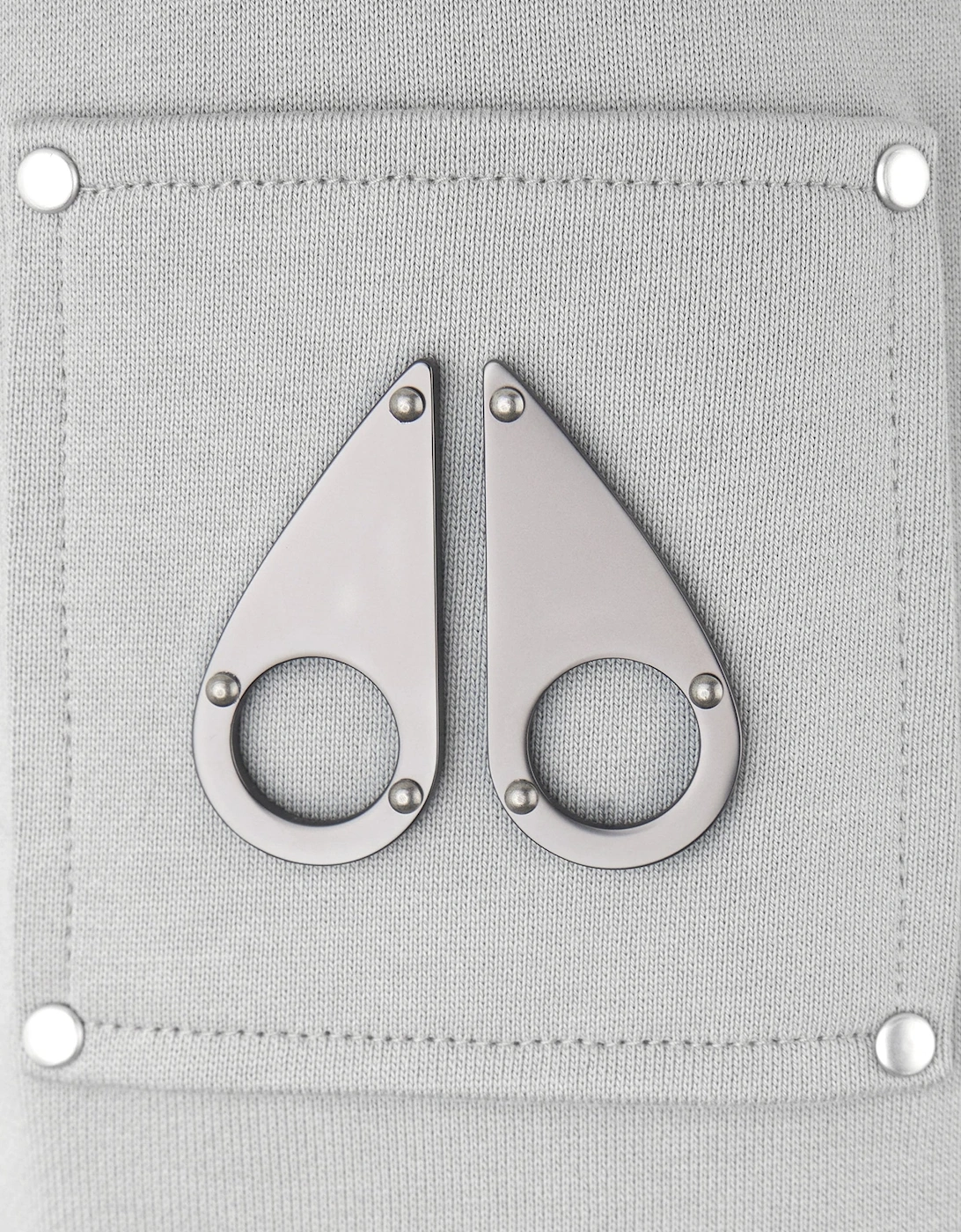 Hartsfield Zip Hoodie Top Grey