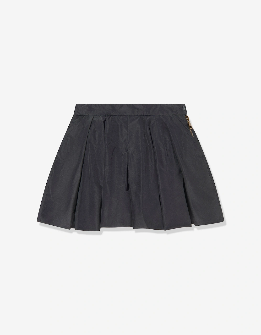 Moncler Girls Grey  Enfant Pleated Shorts  - Size 8 Years Kids