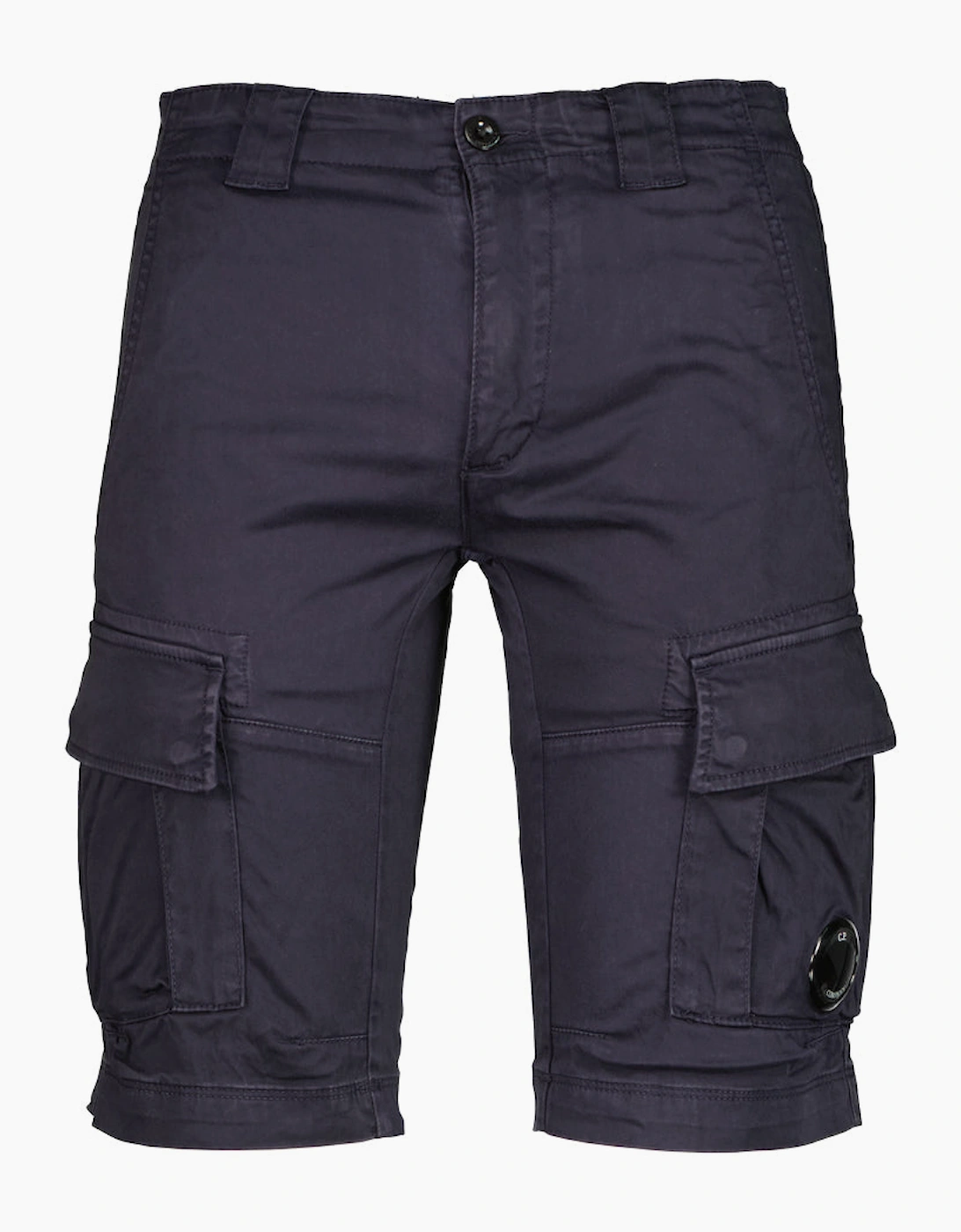 Satin Stretch Lens Cargo Shorts