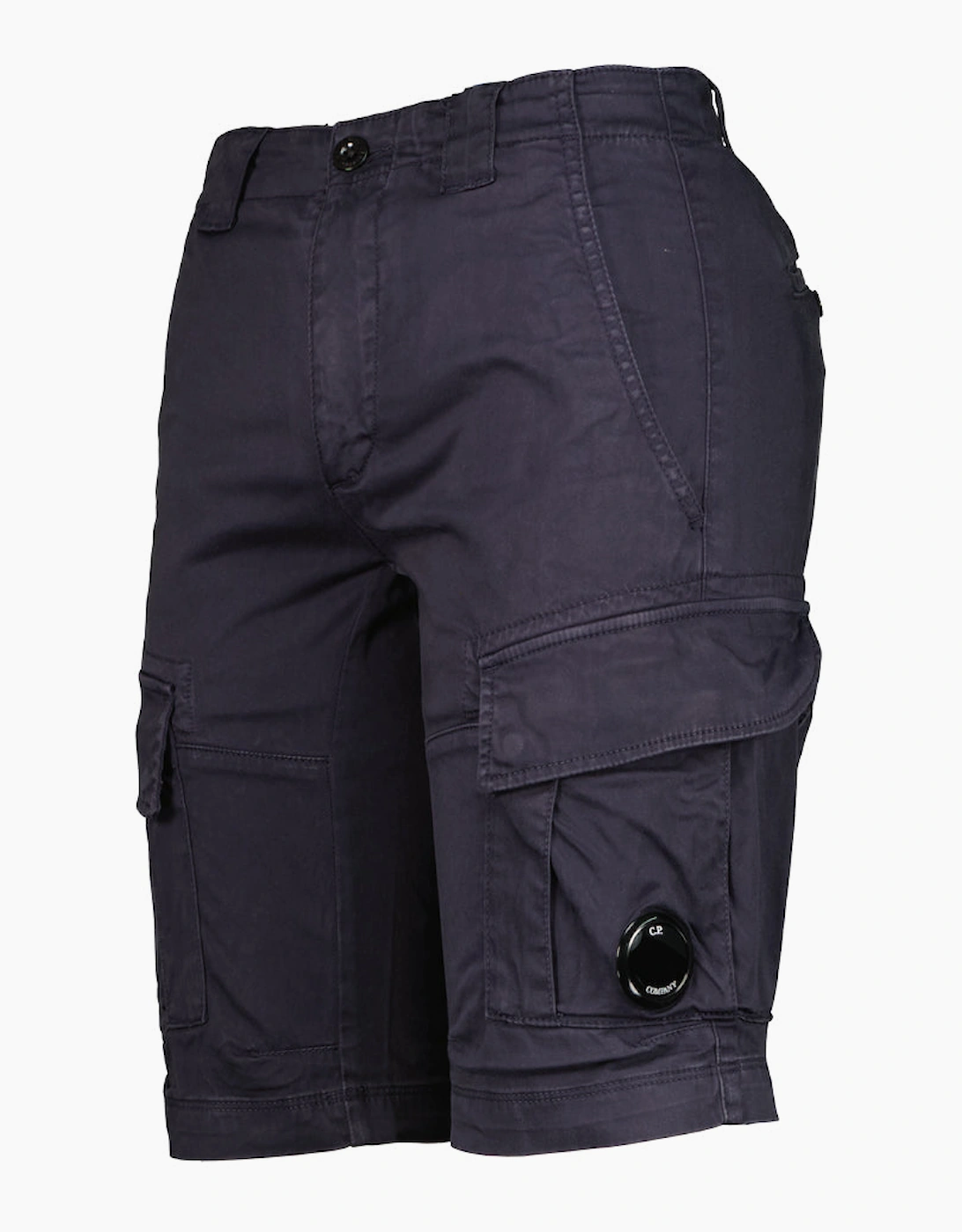 Satin Stretch Lens Cargo Shorts