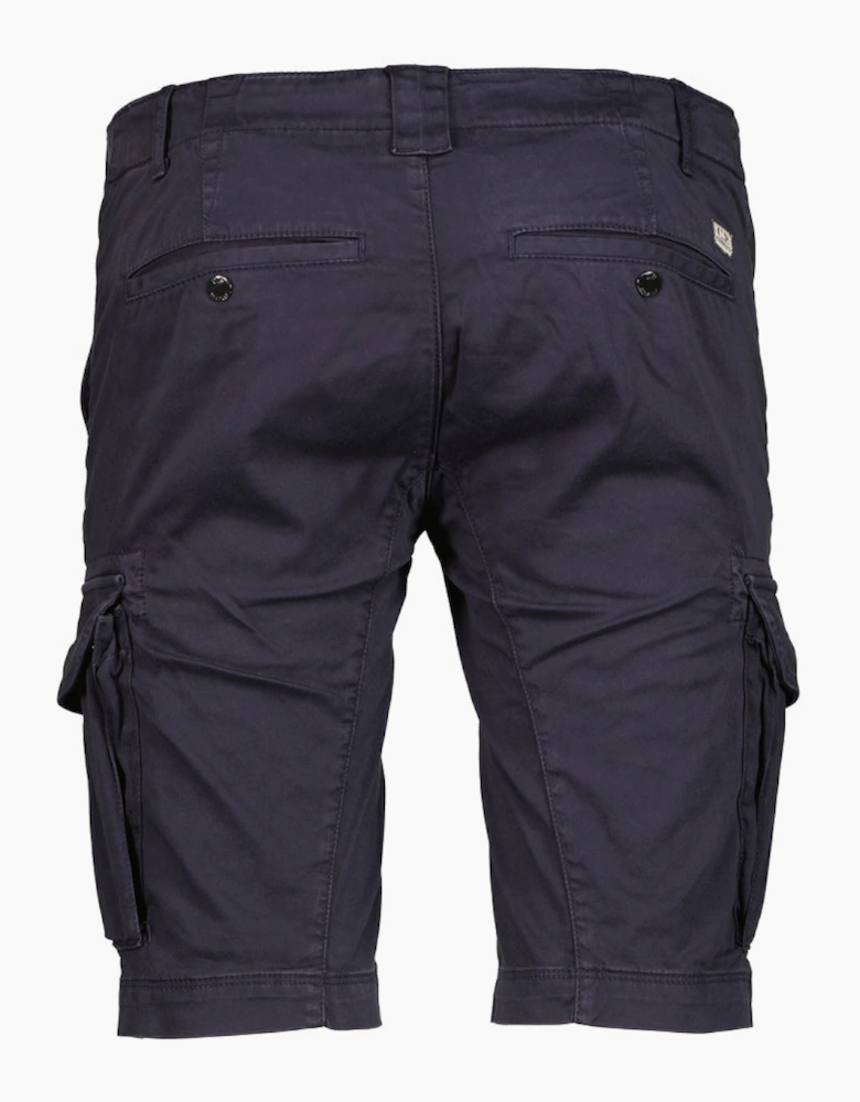 Satin Stretch Lens Cargo Shorts