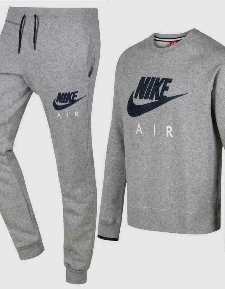 Air AW77 Fleece Crew Neck Jogsuit Grey