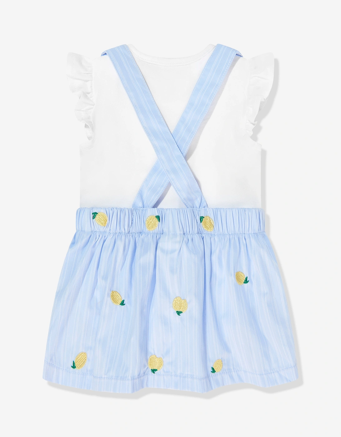 Baby Girls Bodysuit and Skirtall Set in Blue