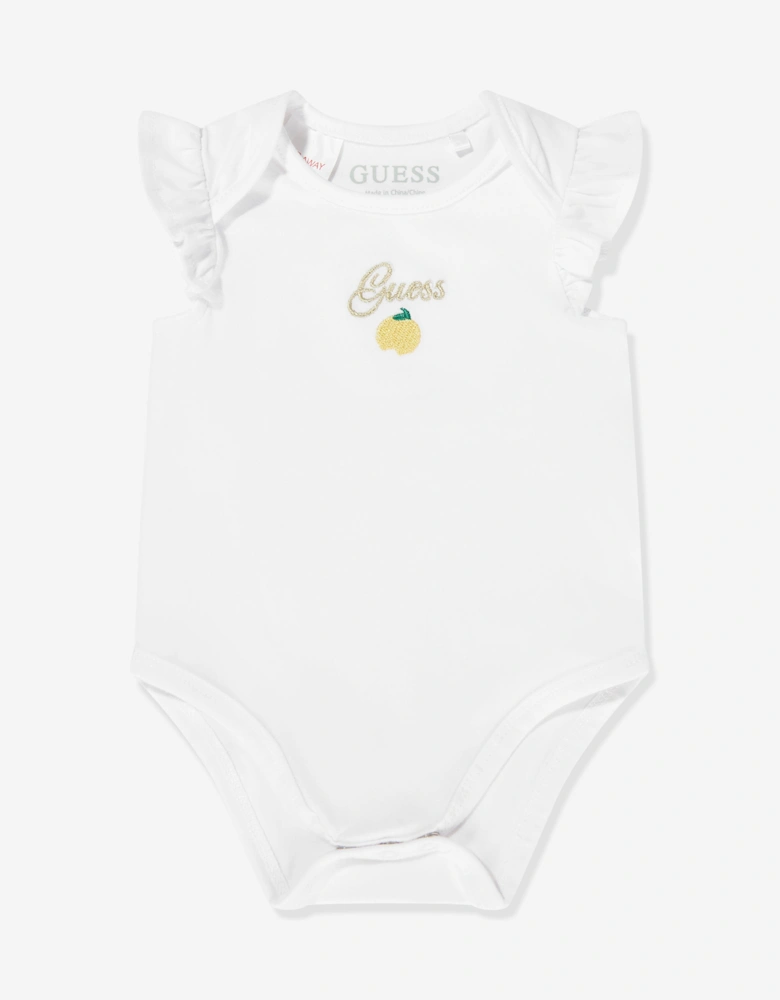 Baby Girls Bodysuit and Skirtall Set in Blue