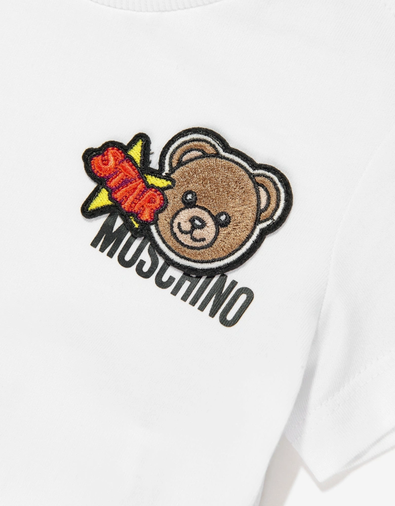 Baby Bear Logo T-Shirt in White