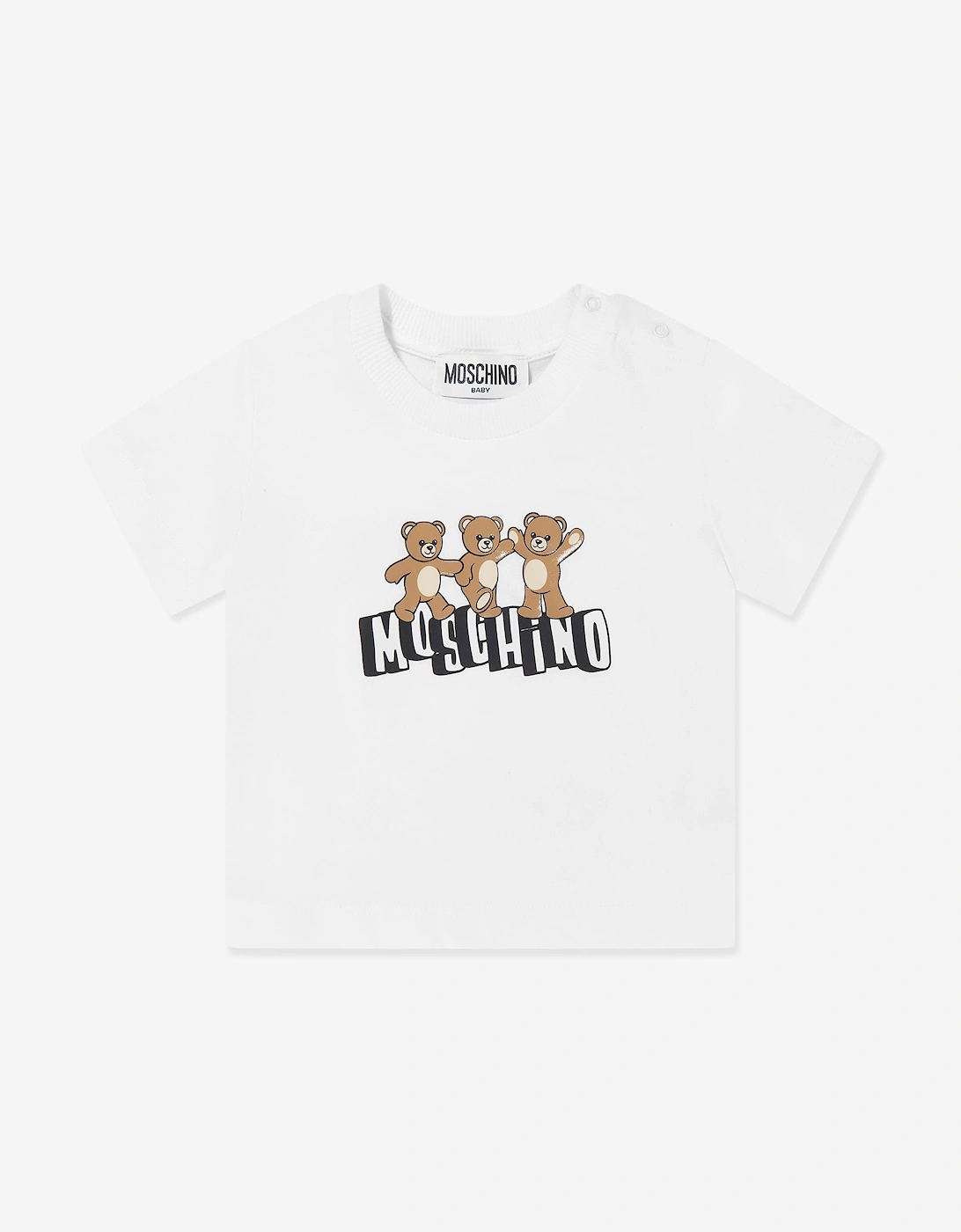 Baby Teddy Bear Logo Short Set in Navy