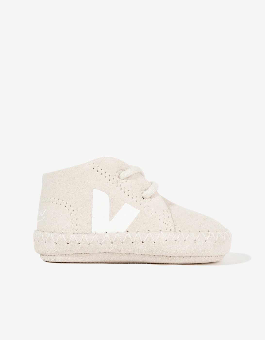 Baby x Bonpoint Suede Booties in Beige, 5 of 4