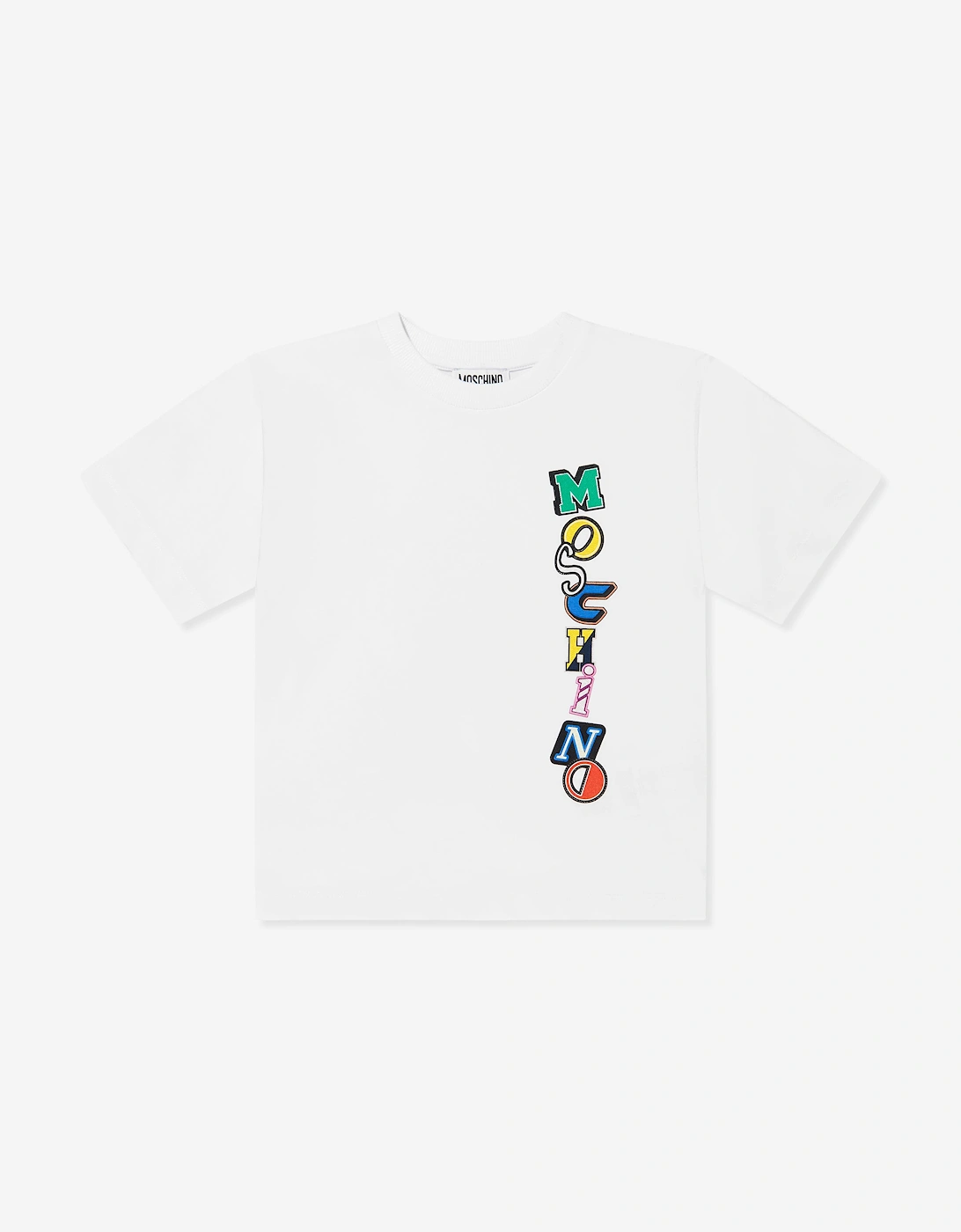 Kids Logo Print T-Shirt in White, 5 of 4
