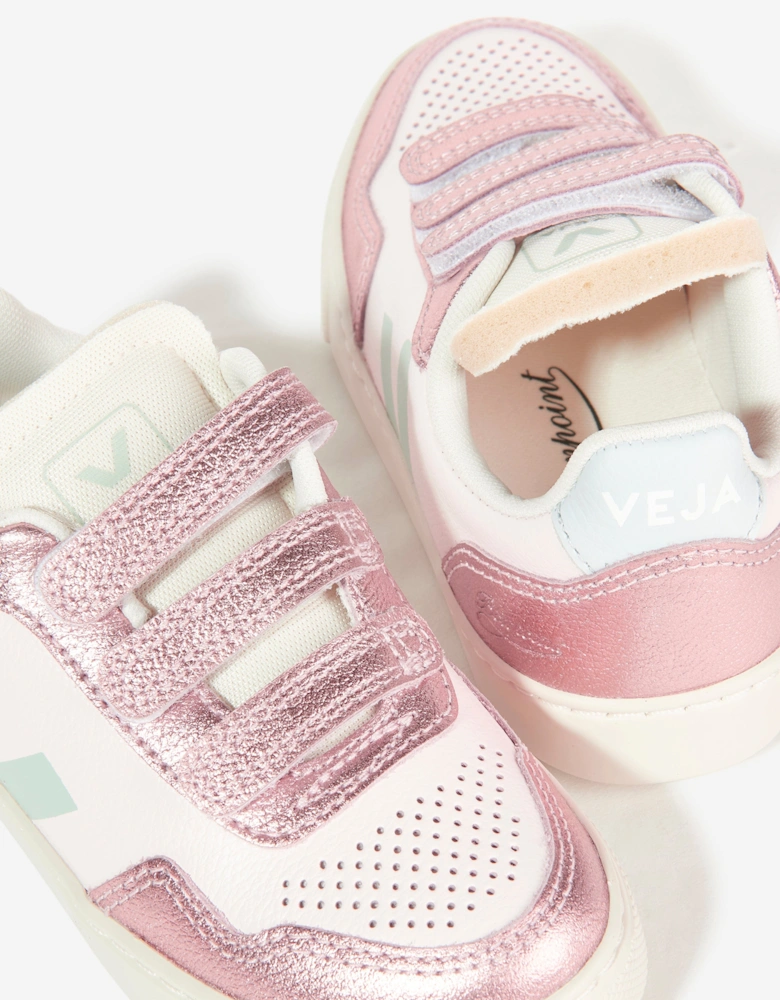 Girls Small V-90 x Bonpoint Trainers in Pink