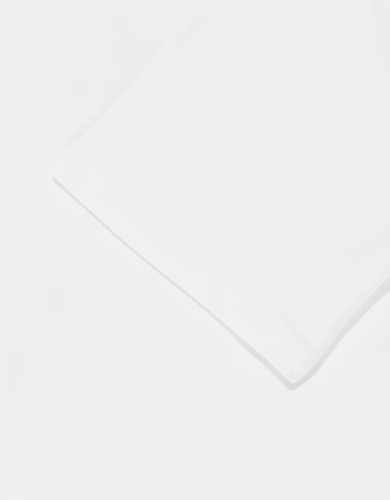 Girls Lemon Logo Midi T-Shirt in White