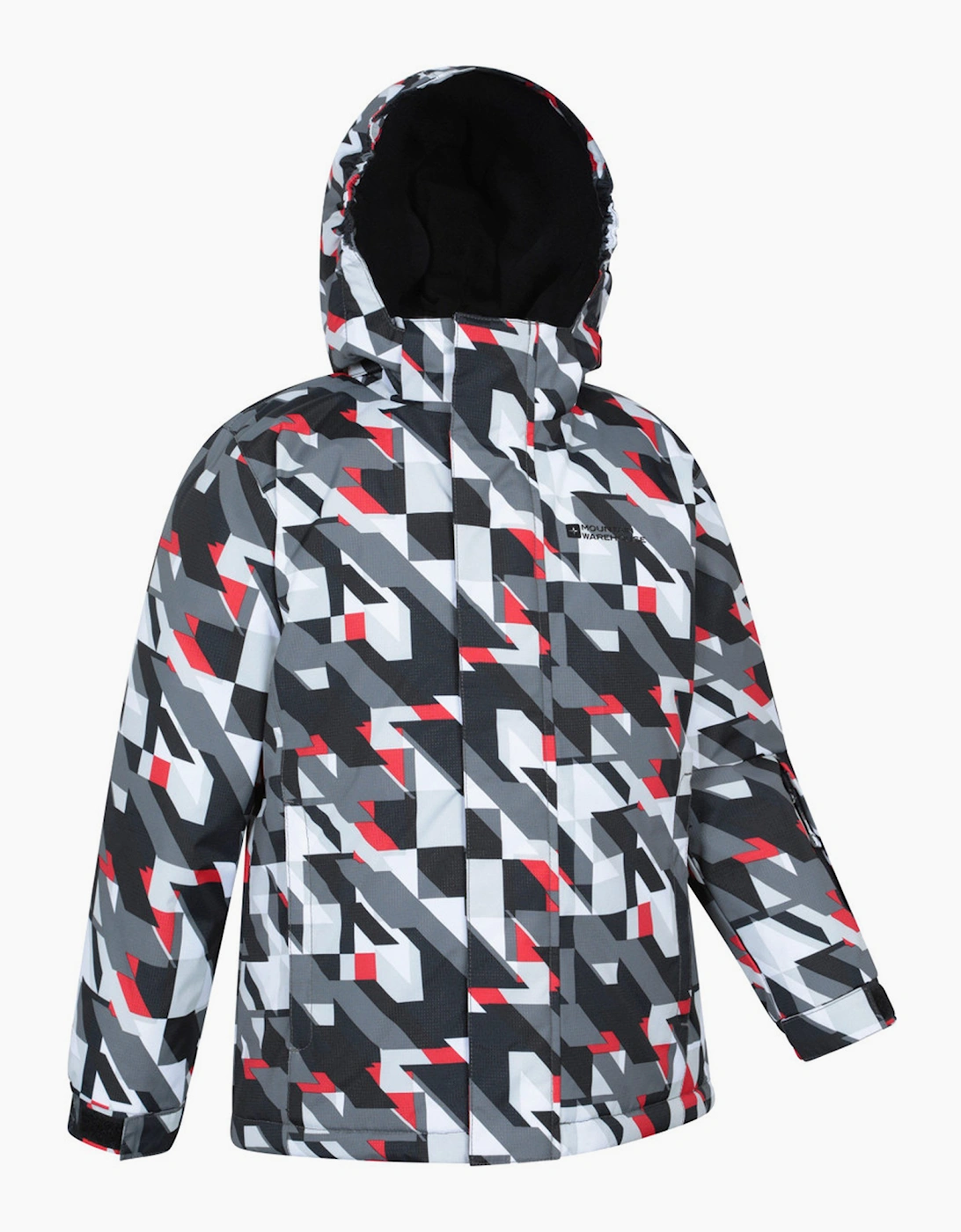 Childrens/Kids Mogal Geometric Ski Jacket