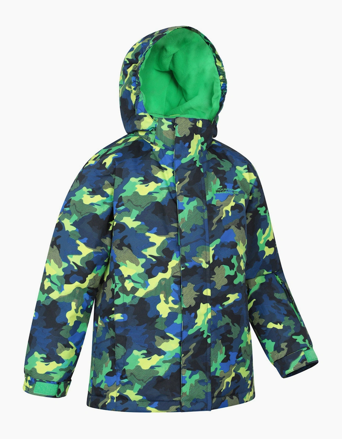 Childrens/Kids Mogal Geometric Ski Jacket