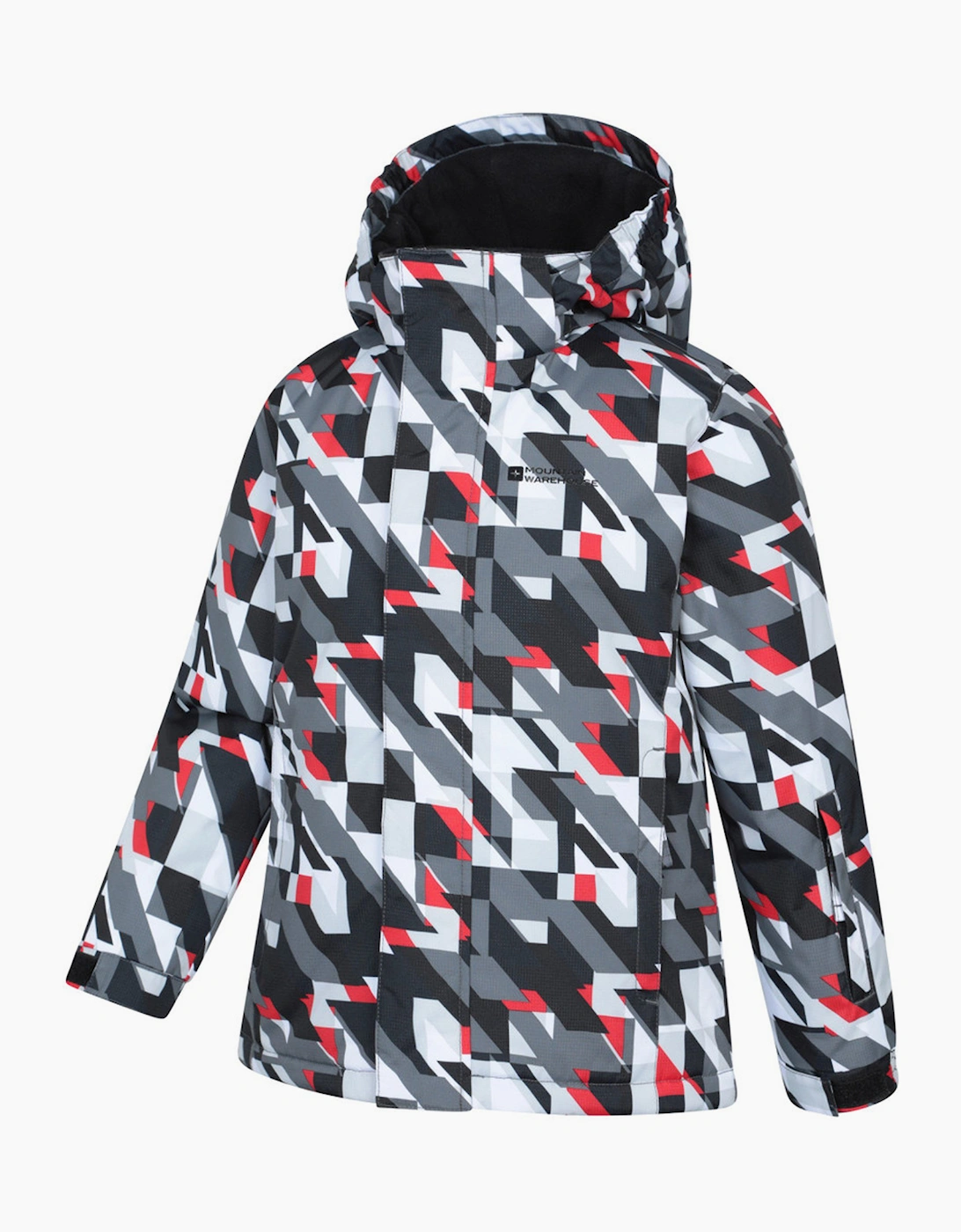 Childrens/Kids Mogal Geometric Ski Jacket