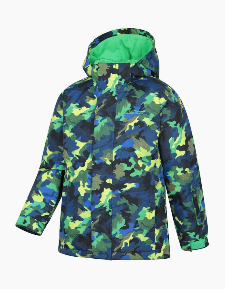 Childrens/Kids Mogal Geometric Ski Jacket