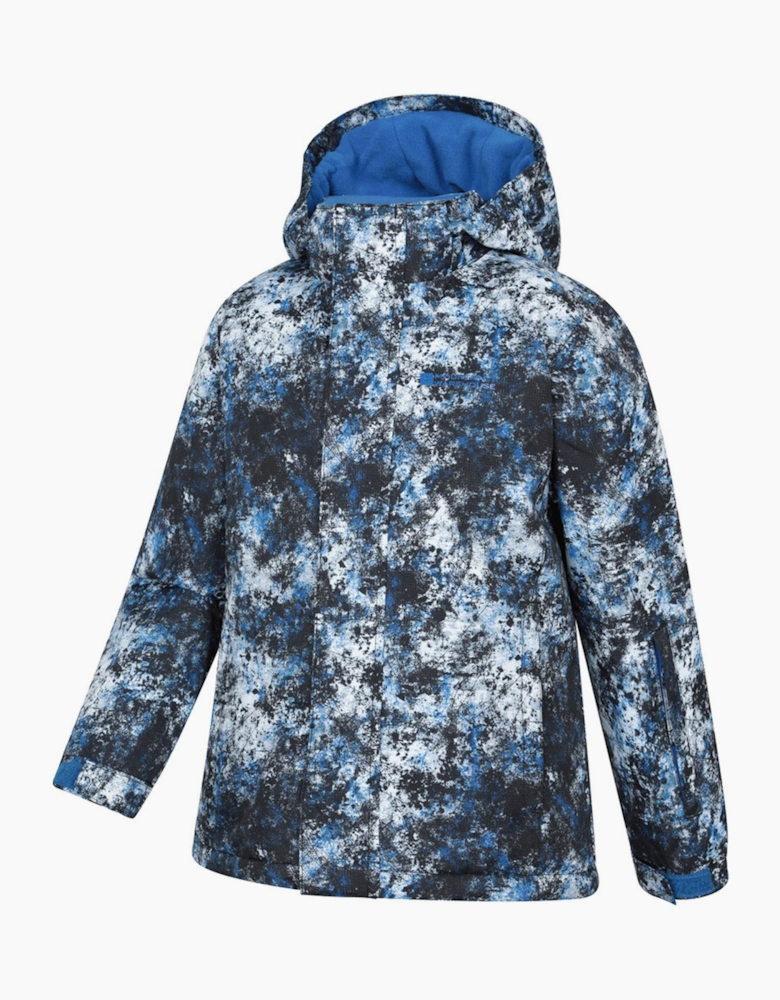 Childrens/Kids Mogal Geometric Ski Jacket