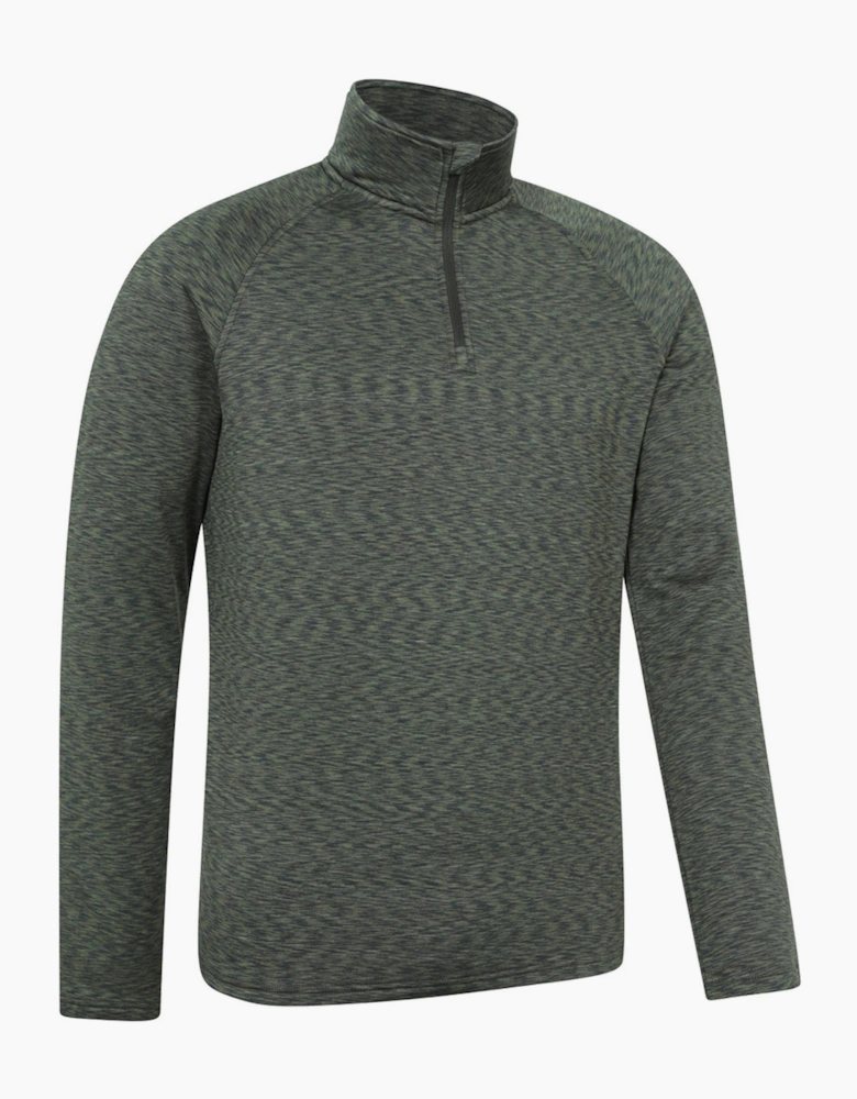 Mountain Warehouse Mens Power Quarter Zip Midlayer