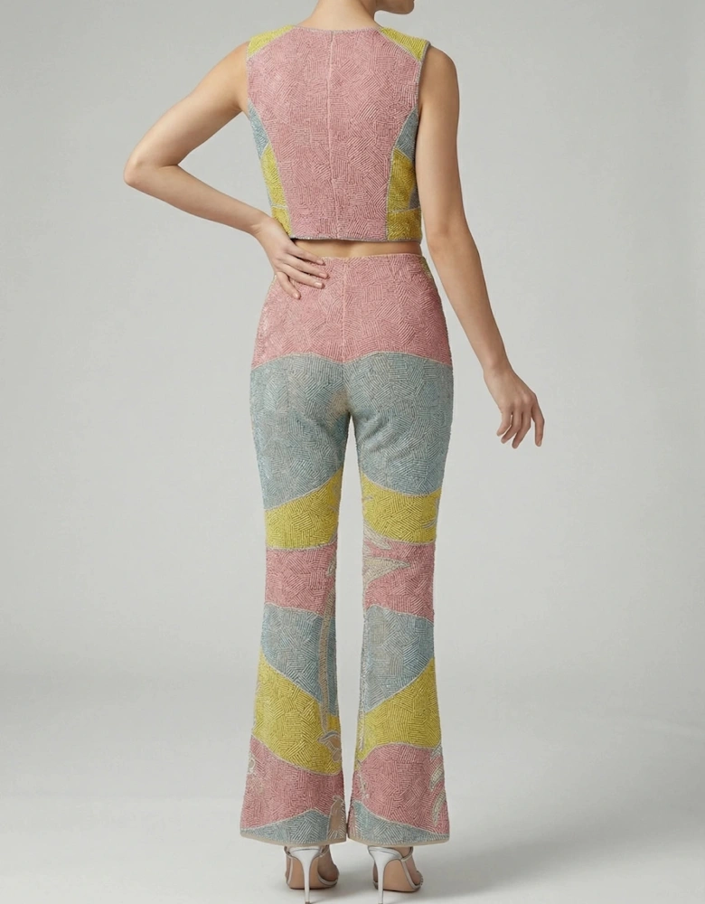 Sunset Reef Embellished Waistcoat