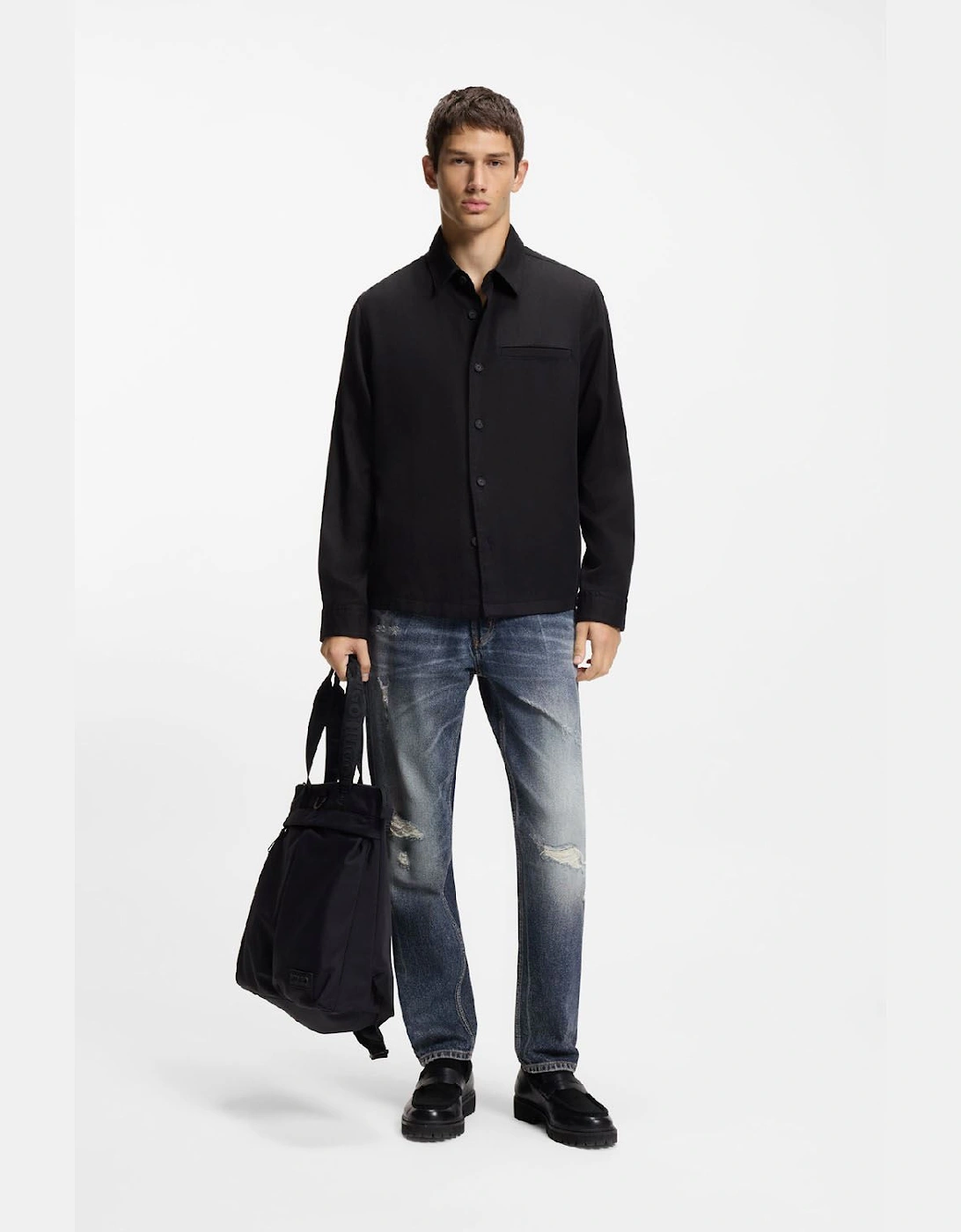 634 Tapered-Fit Jeans - Hugo 634 Tapered-Fit Jeans