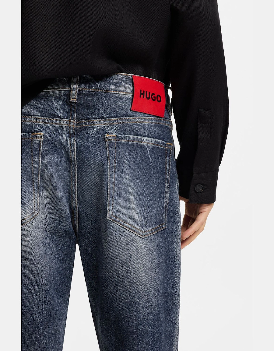 634 Tapered-Fit Jeans - Hugo 634 Tapered-Fit Jeans