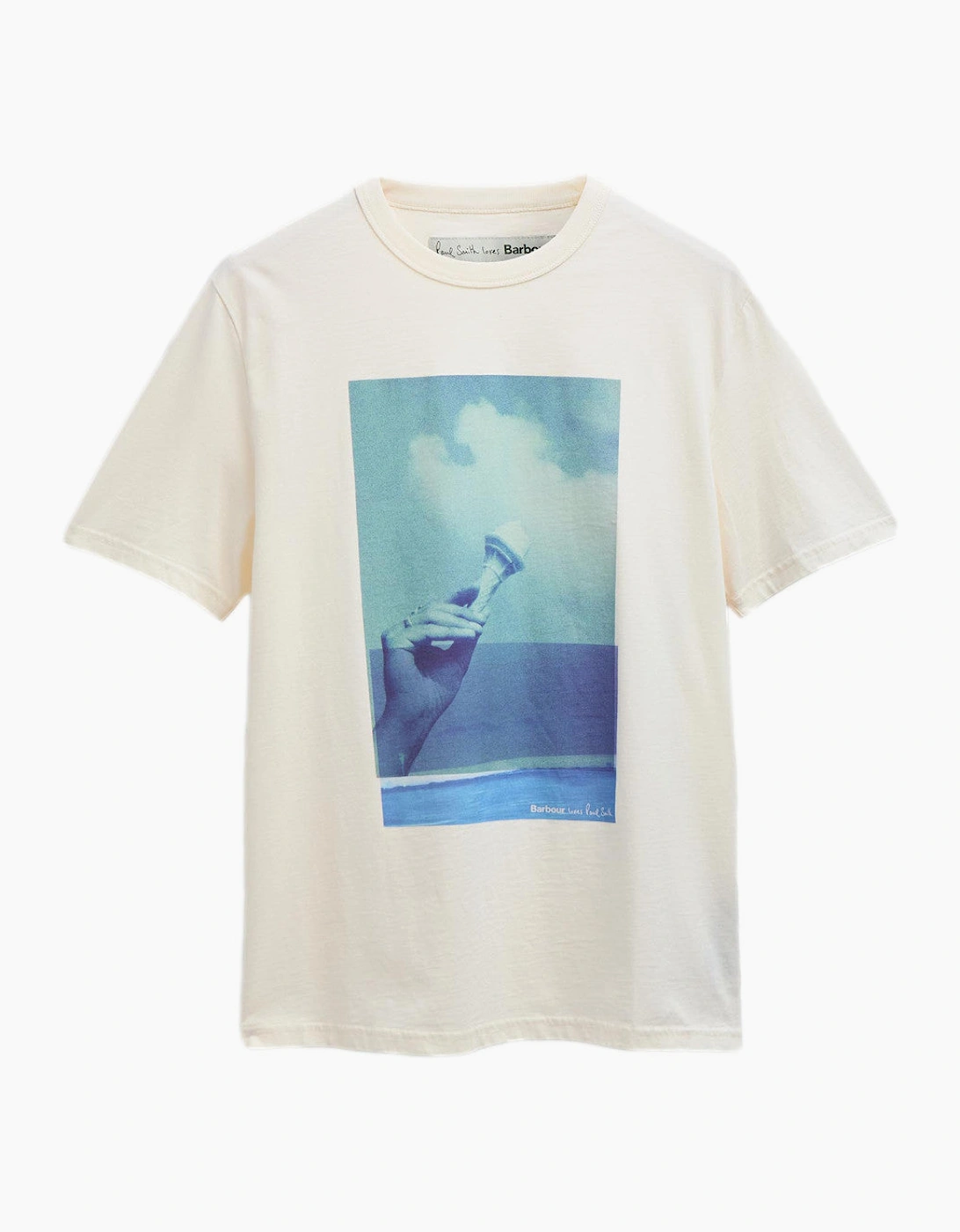 Barbour PS Scoop T-Shirt WH32  Whisper White, 6 of 5