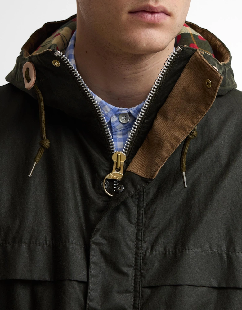 Barbour PS Durham Wax Jacket OL51 Olive