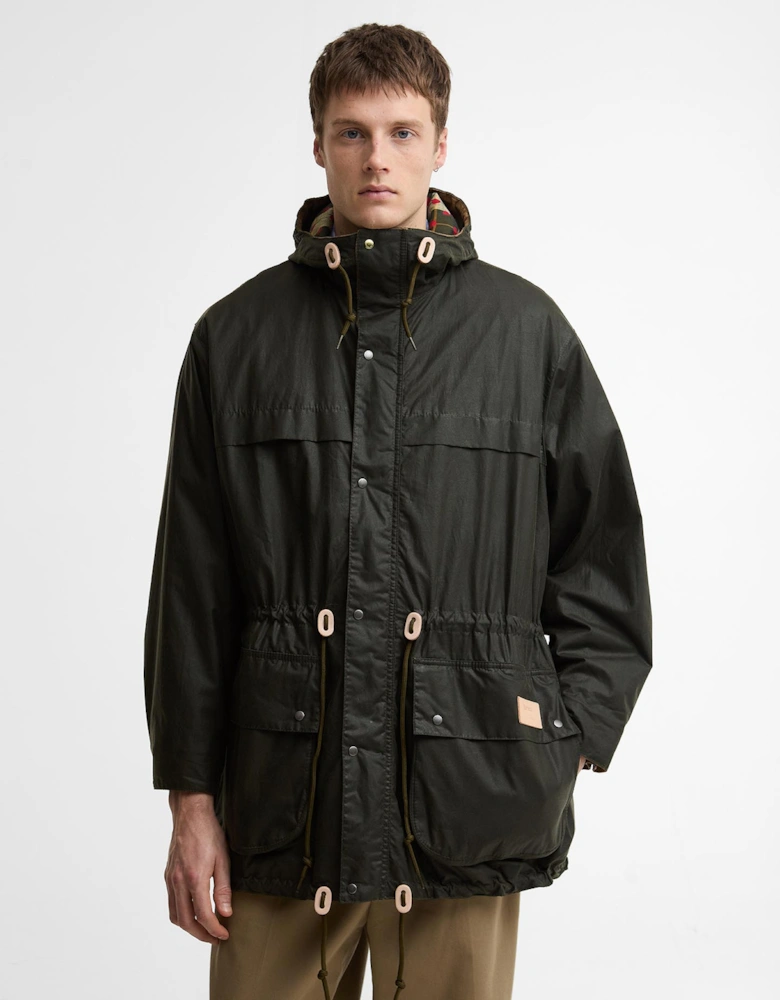 Barbour PS Durham Wax Jacket OL51 Olive