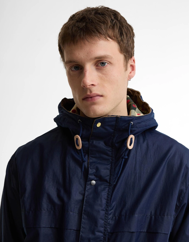 Barbour PS Durham Wax Jacket IN51 Regal Blue