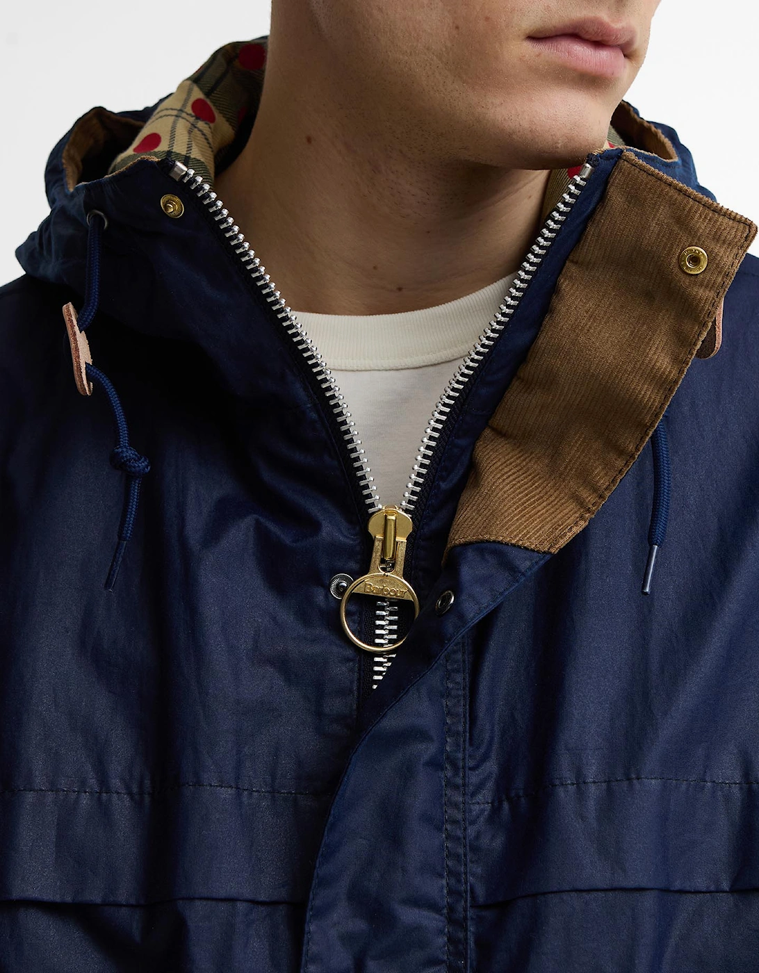 Barbour PS Durham Wax Jacket IN51 Regal Blue