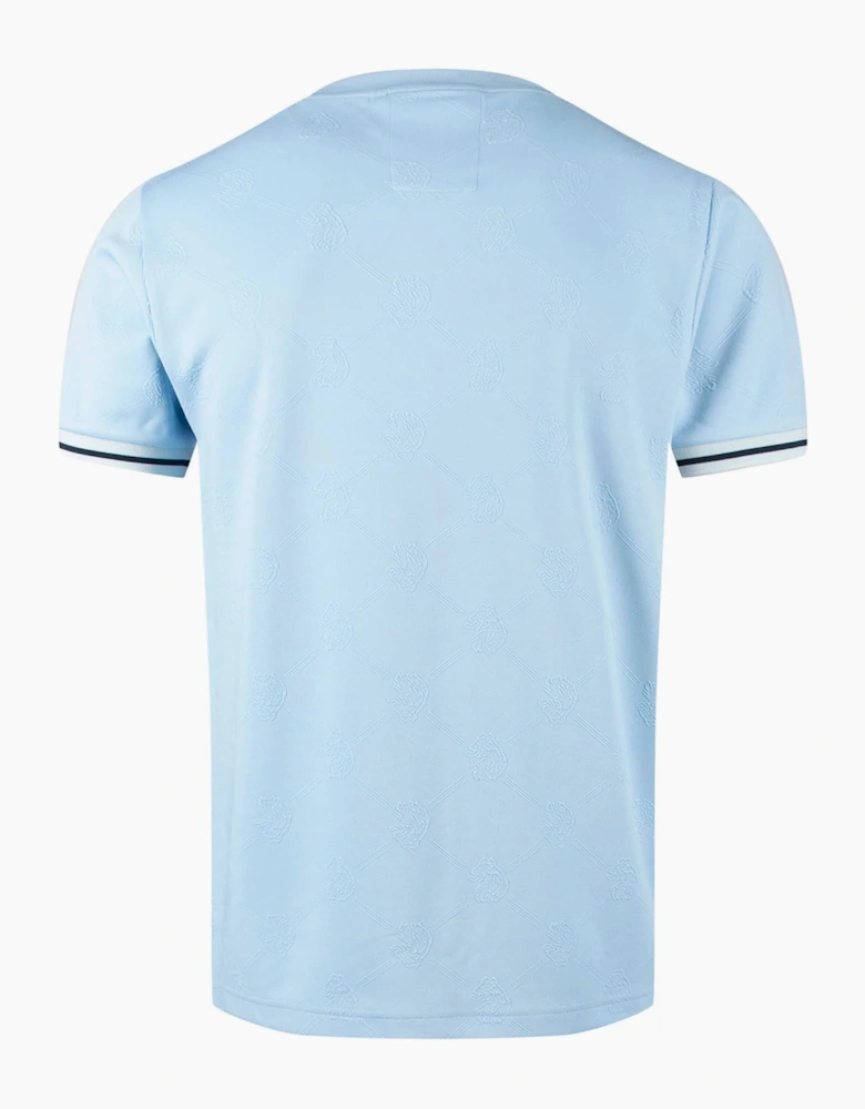 LUKE1977 Arriba textured T-Shirt - Sky Blue
