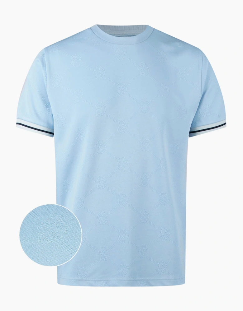 LUKE1977 Arriba textured T-Shirt - Sky Blue