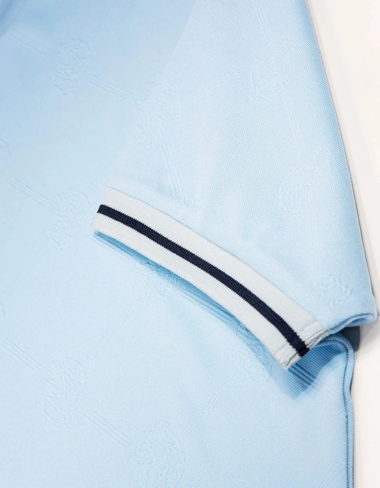 LUKE1977 Arriba textured T-Shirt - Sky Blue