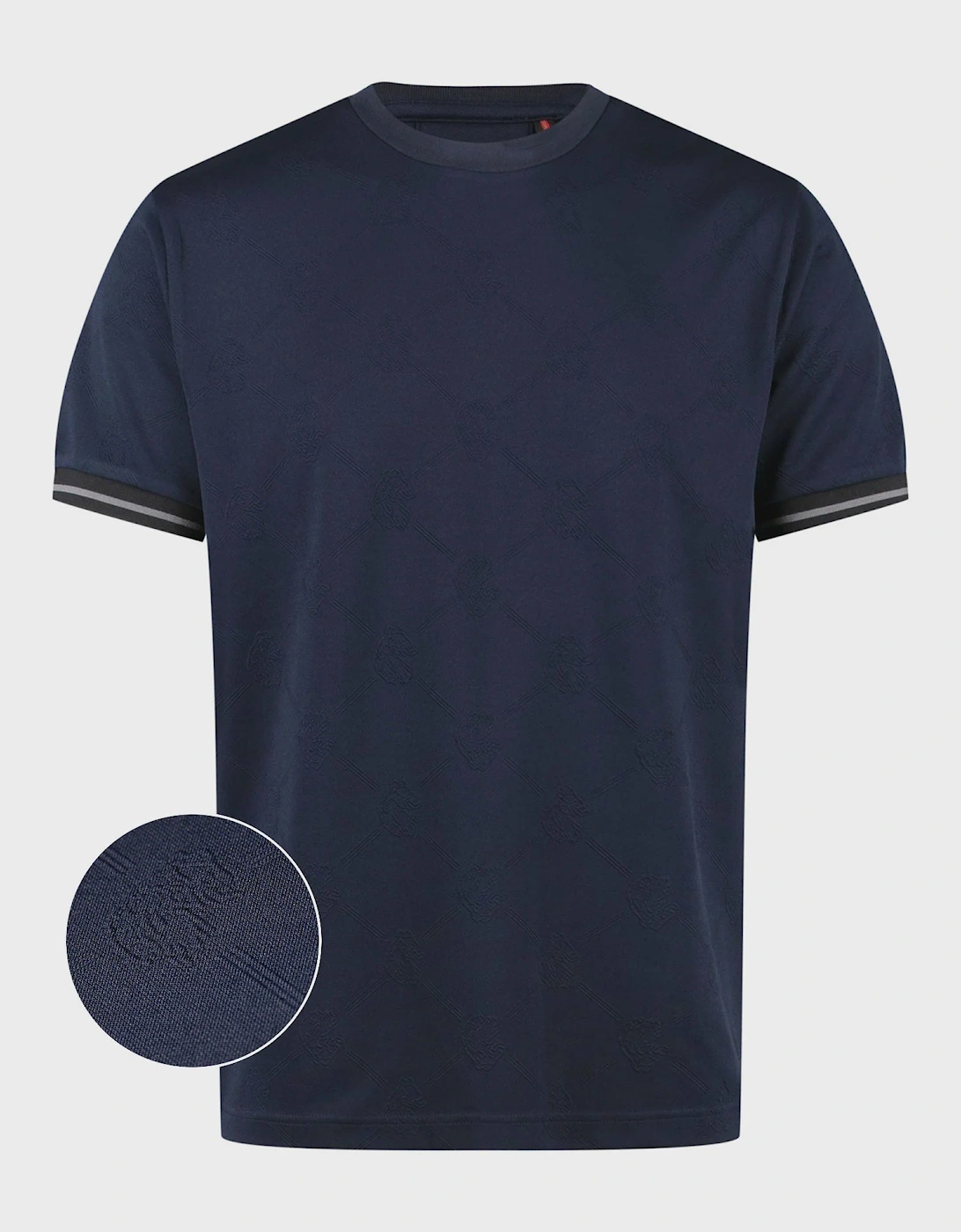 LUKE1977 Arriba textured T-Shirt - Navy Blue, 5 of 4